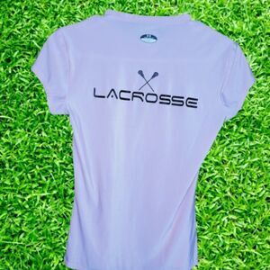 UNDER ARMOUR LACROSSE TEE SHIRT PINK Medium‎